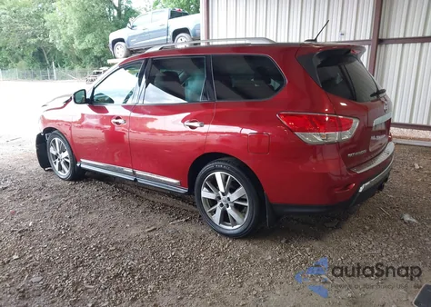 2015 Nissan Pathfinder Platinum from USA, damaged, VIN 5N1AR2MM3FC639222
